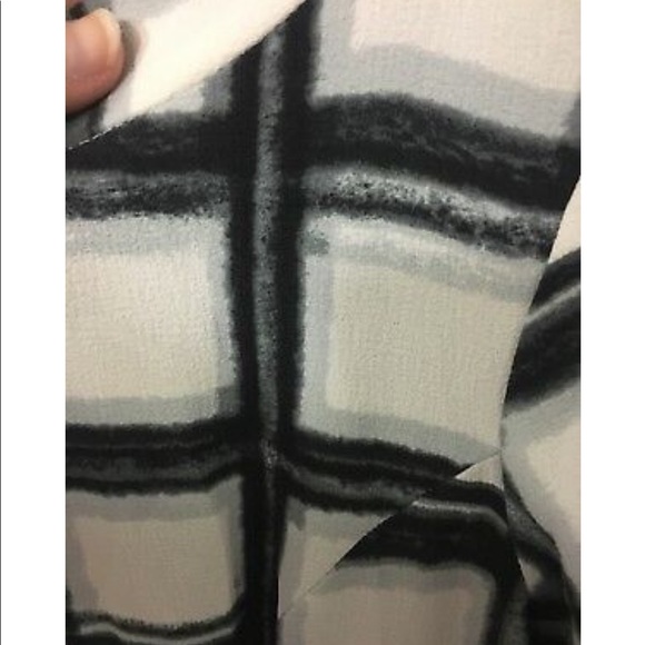 ASOS midi dress in check b/w - Picture 4 of 5